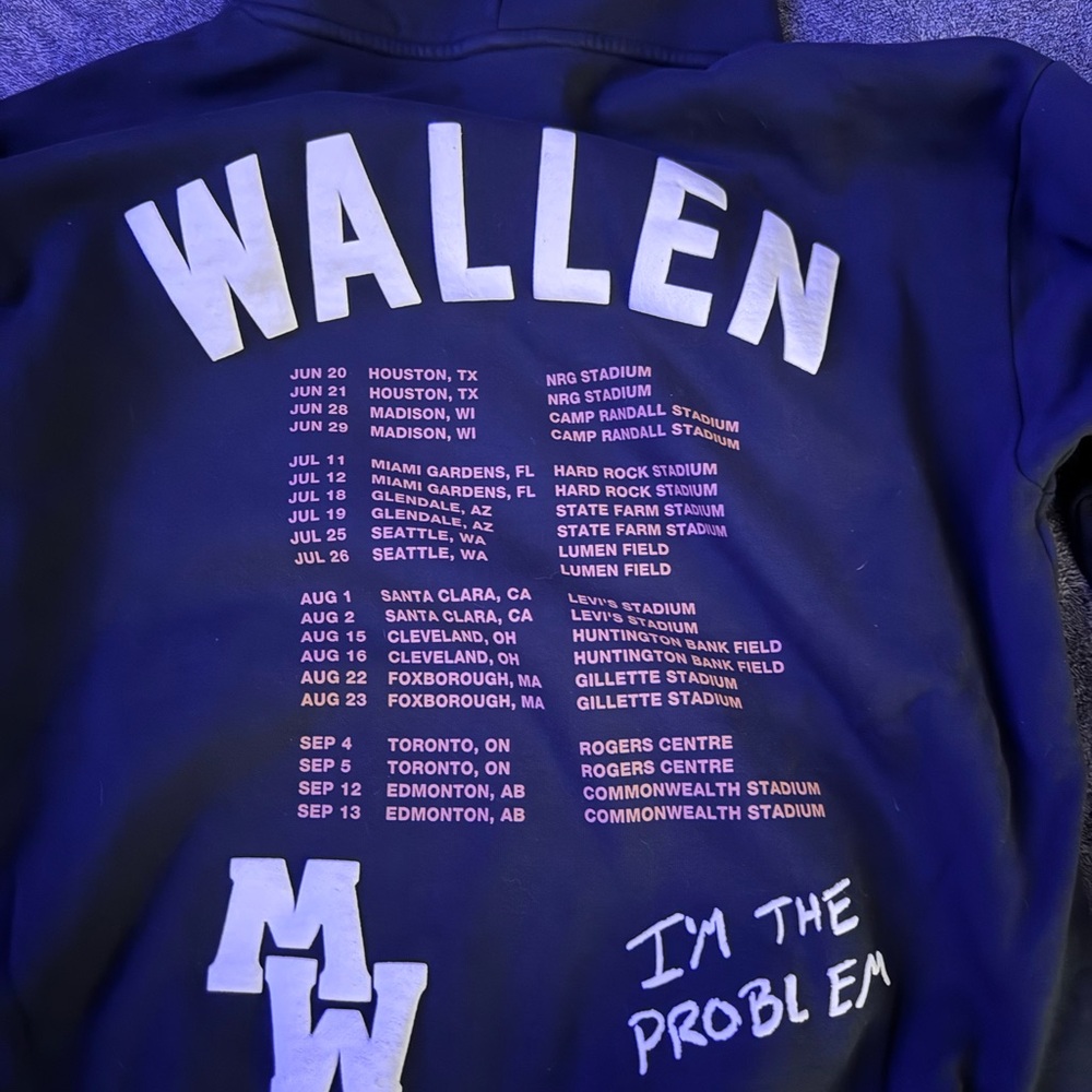 Morgan Wallen Black Hoodie - Men's Sweatshirt - Picture 5 of 5